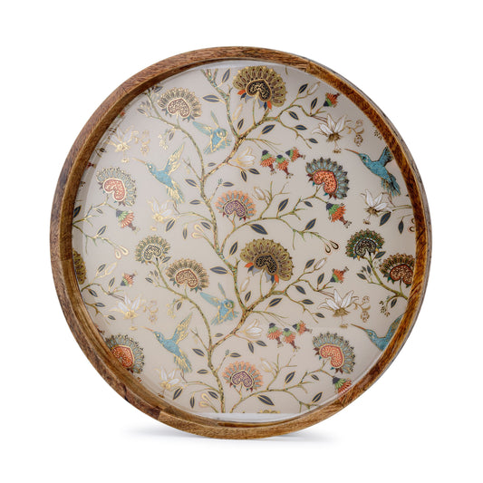 Gardenia - Round tray (Large)