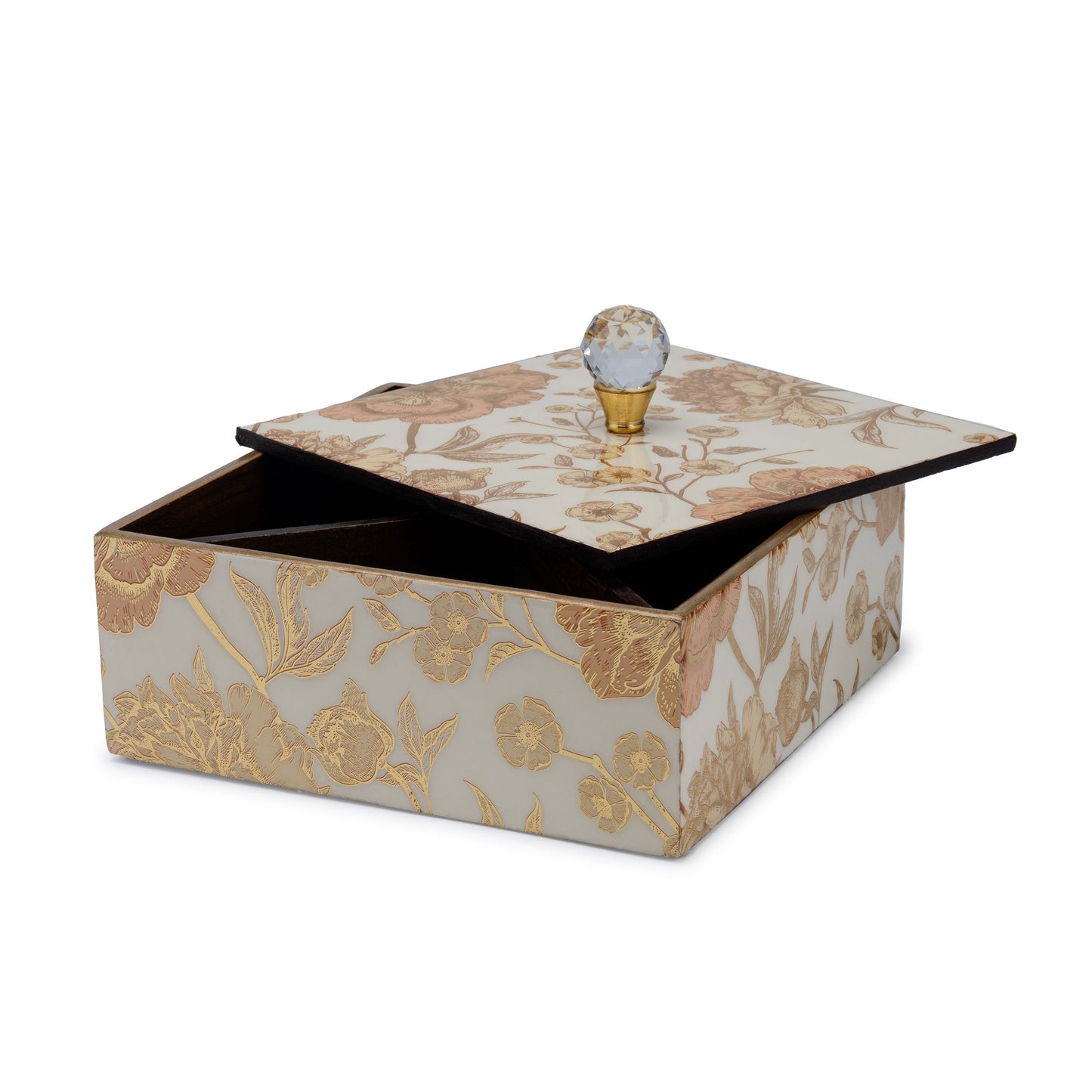 Rosa - Four part wooden storage box