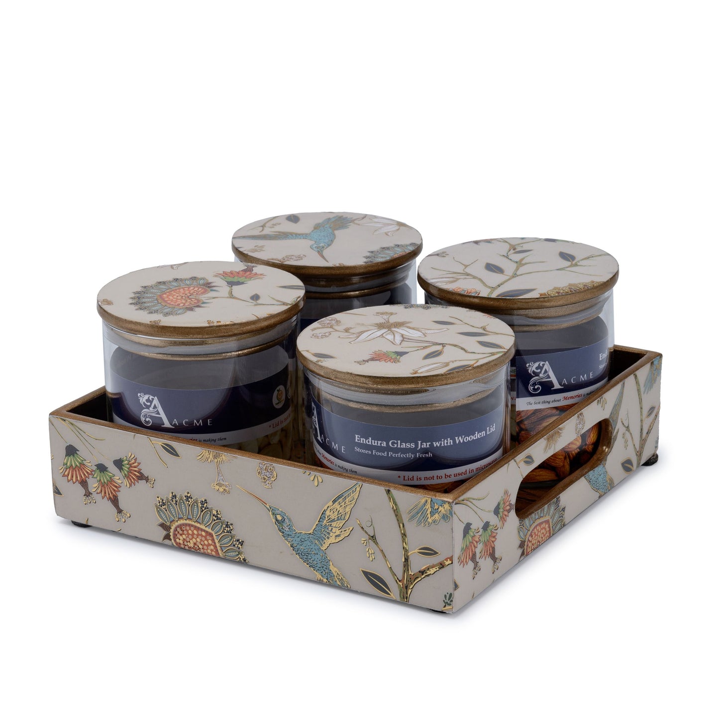 Gardenia exotica - 4 jar storage set (Small)
