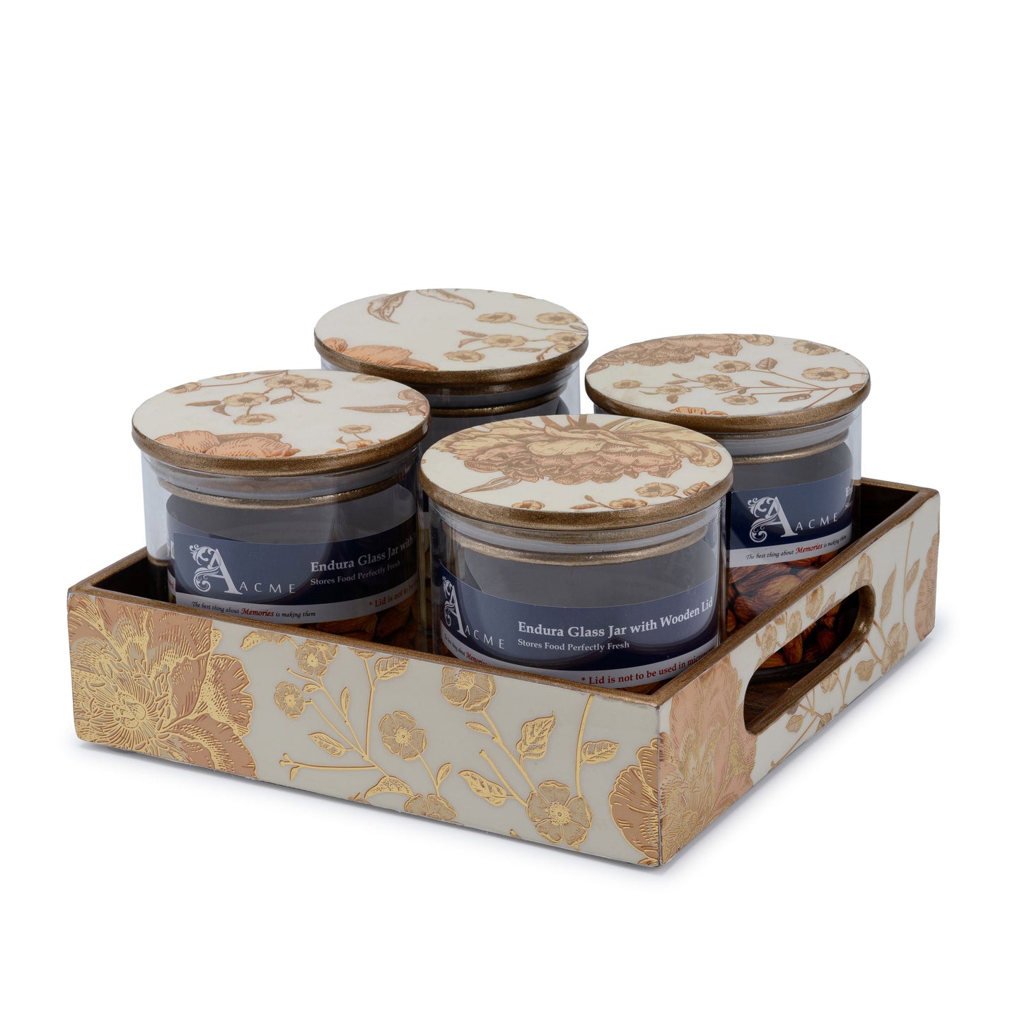 Rosa - 4 jar storage set (Small)