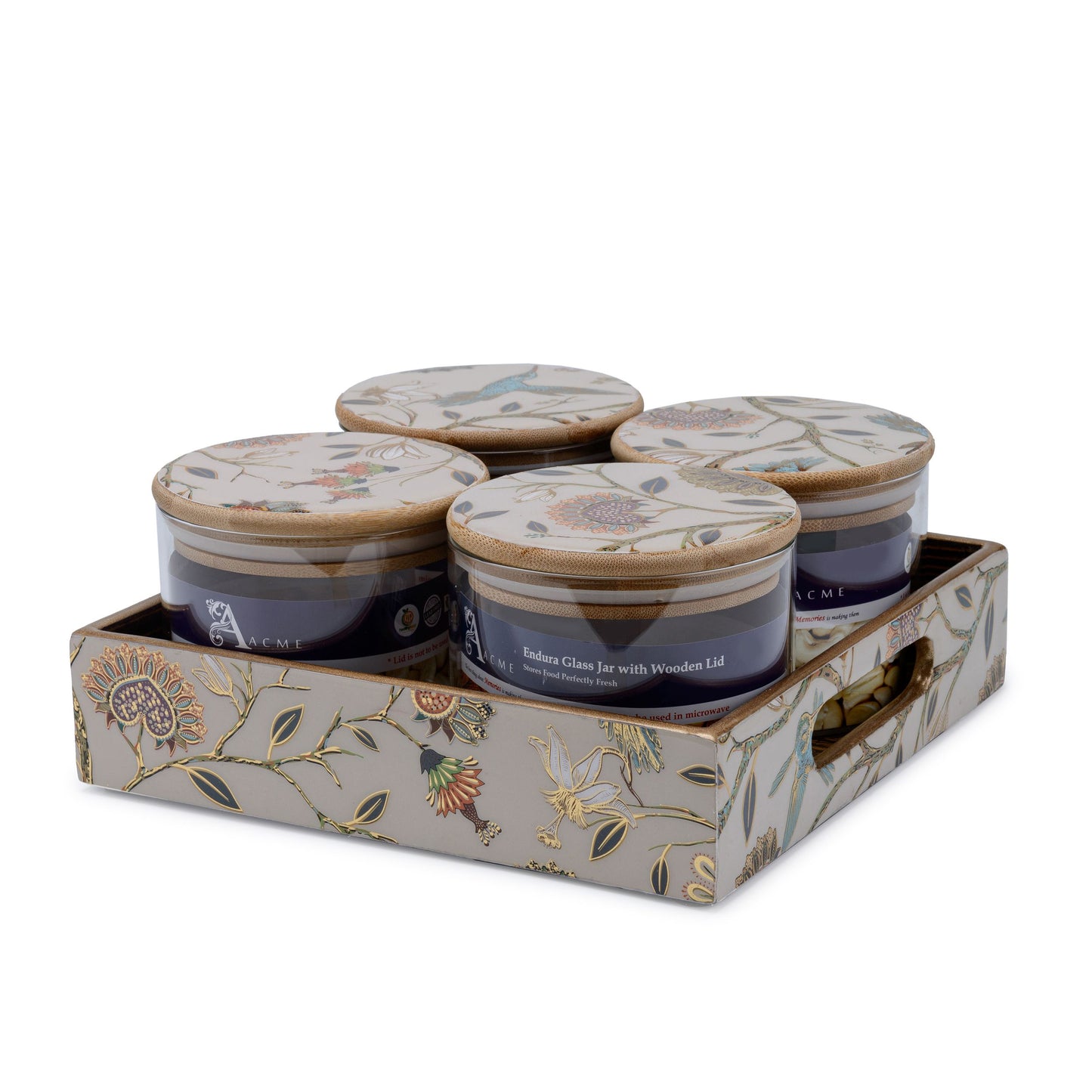 Gardenia exotica - 4 jar storage set (Large)