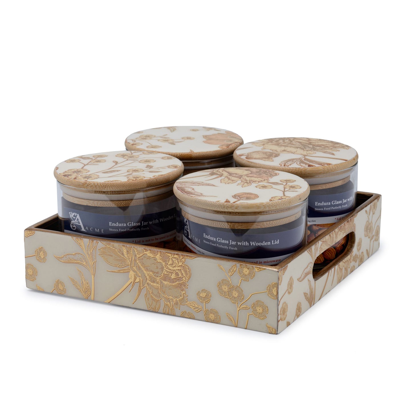 Rosa - 4 jar storage set (Large)