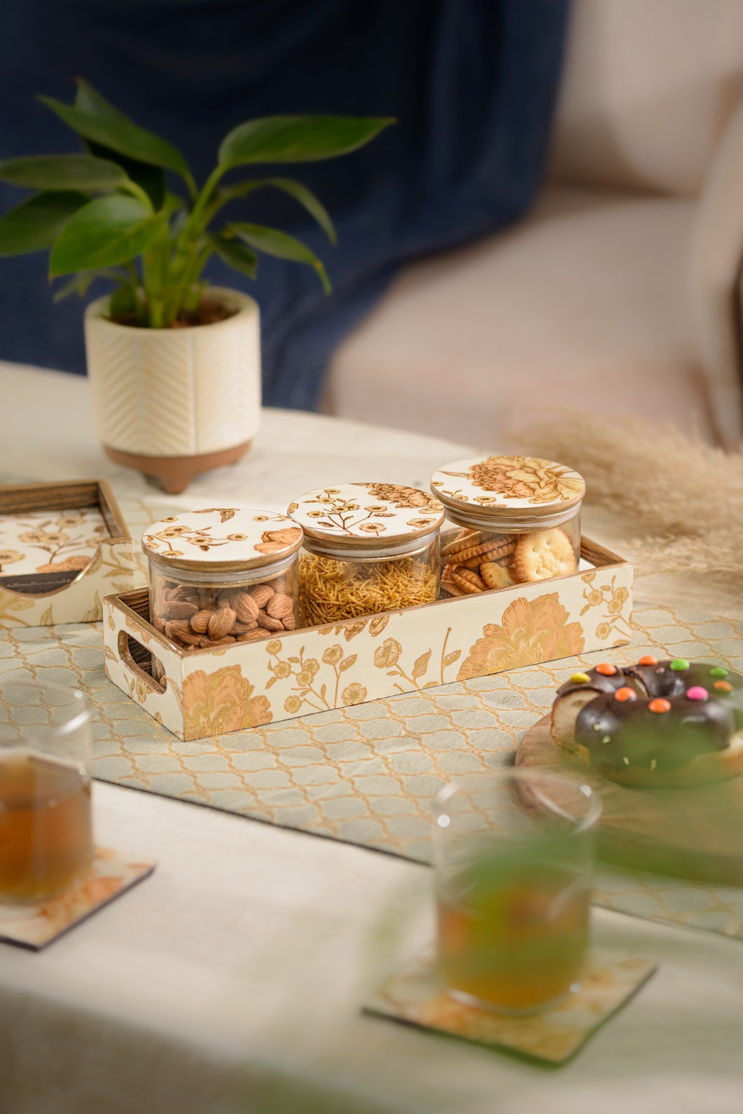 Rosa - 3 jar storage set (Small)