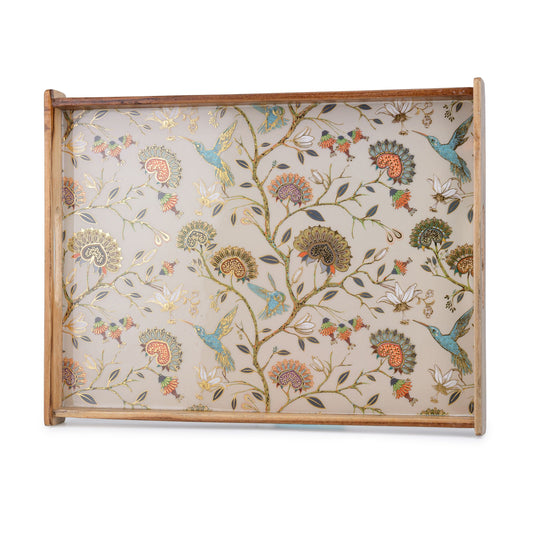 Gardenia - Rectangle tray (Extra large)