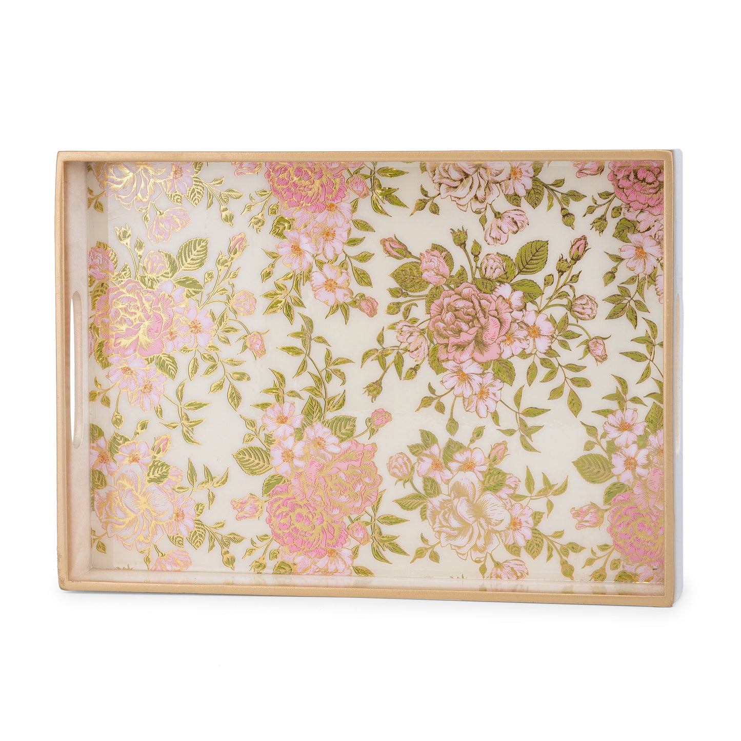 Fiori - Painted Rectangle tray - Set of 3