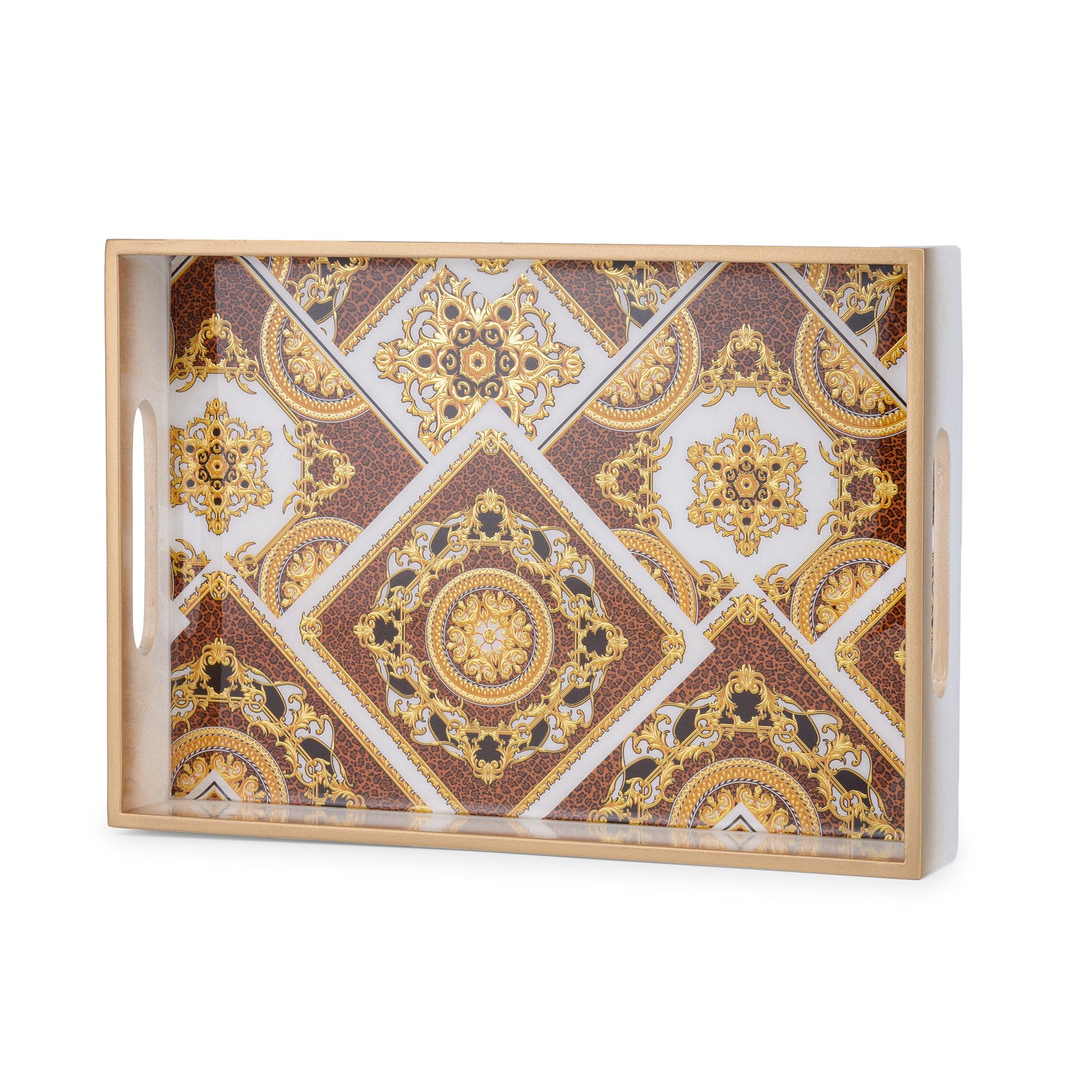 Indiano - Painted Rectangle tray - Set of 3