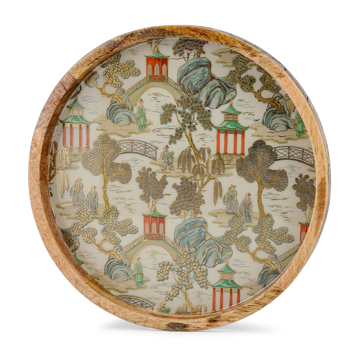 Villaggio chinoiserie - Round tray (Large)