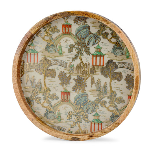 Chinoiserie - Round tray (Large)