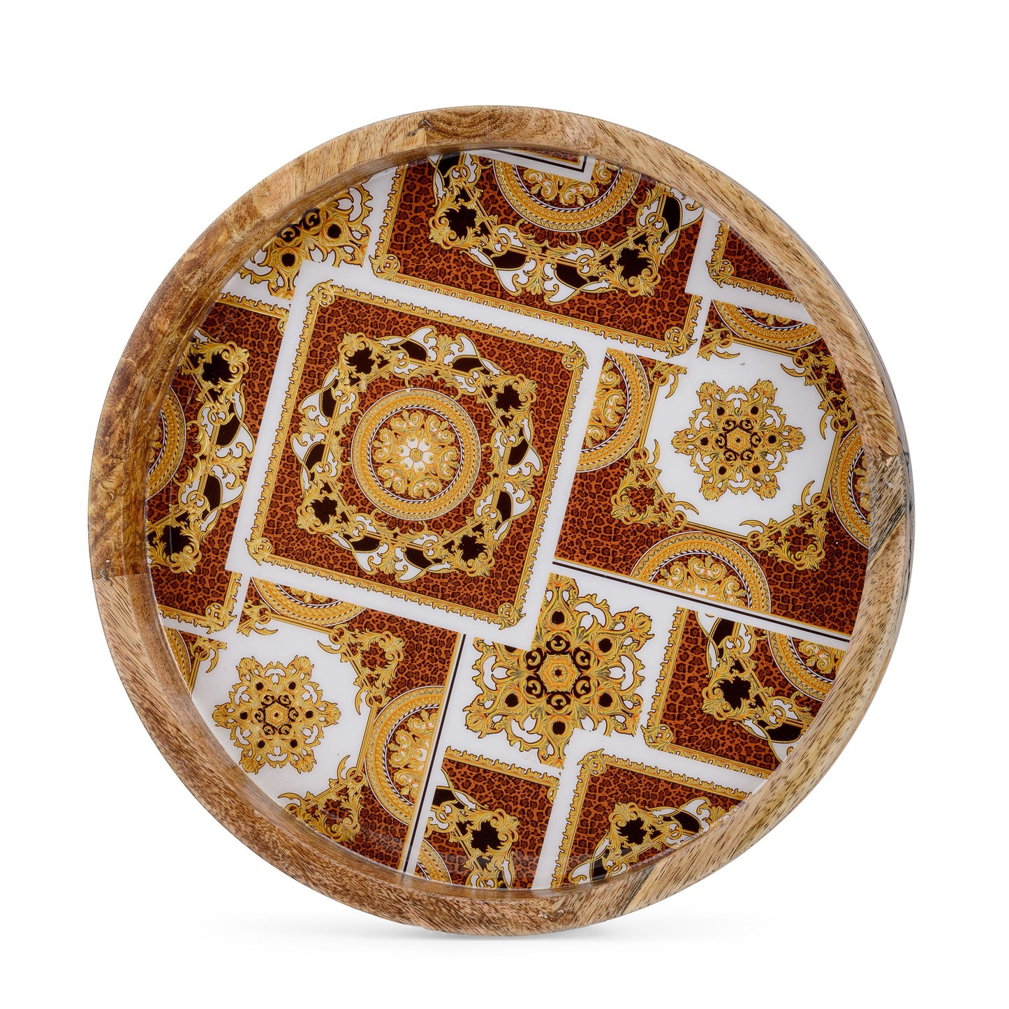 Indiano - Round tray- Set of 2