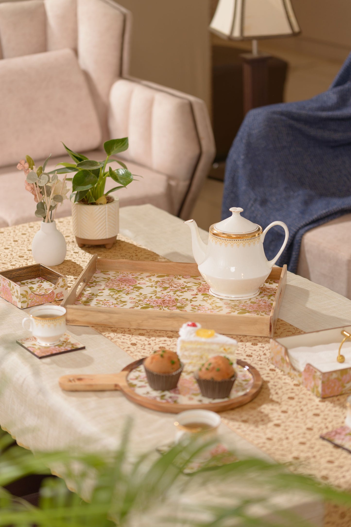Fiori amore - Rectangle tray (Large)