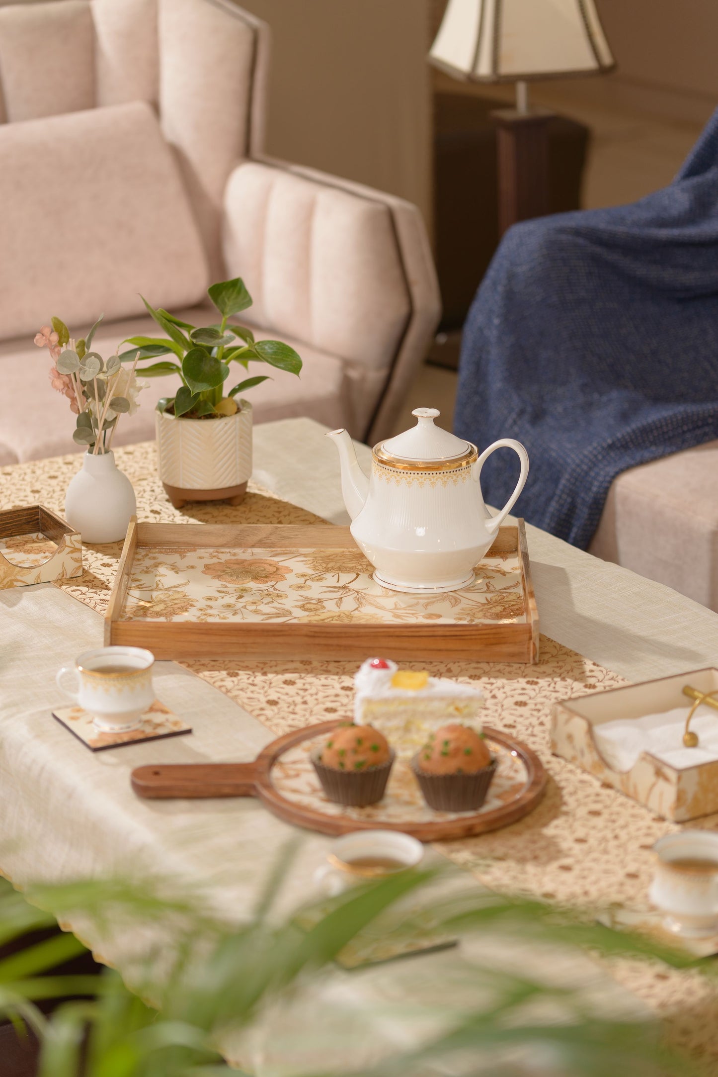 Rosa - Rectangle tray (Large)