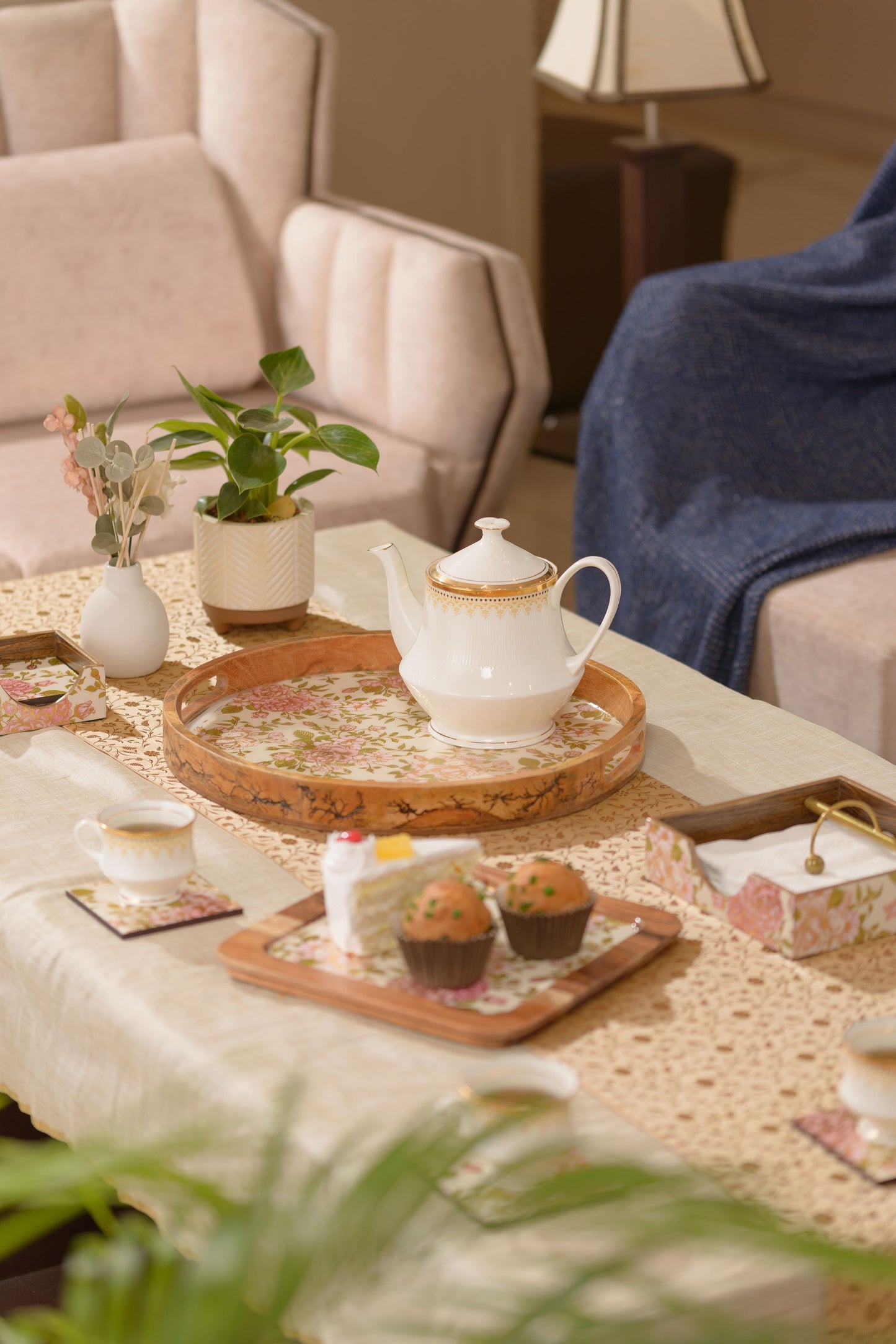 Fiori - Round tray - Set of 2