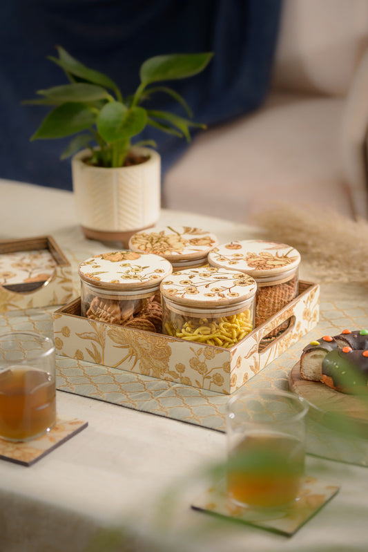 Rosa - 4 jar storage set (Large)