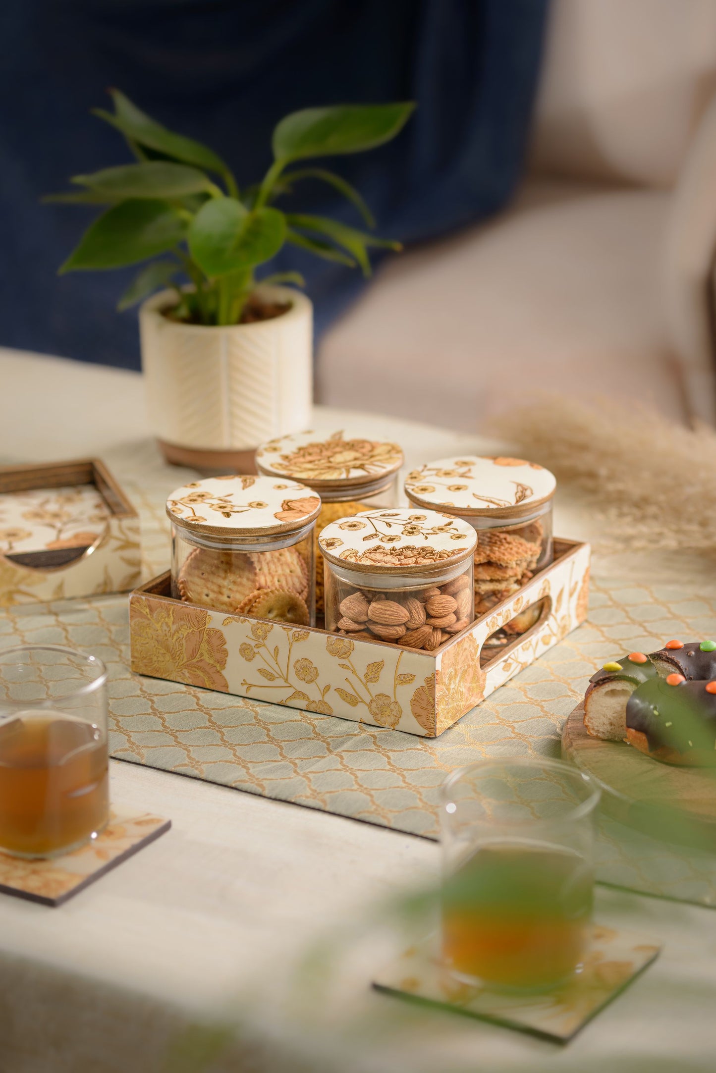 Rosa - 4 jar storage set (Small)