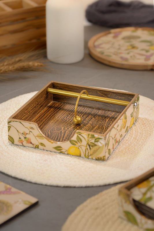 Limone - Square tissue holder