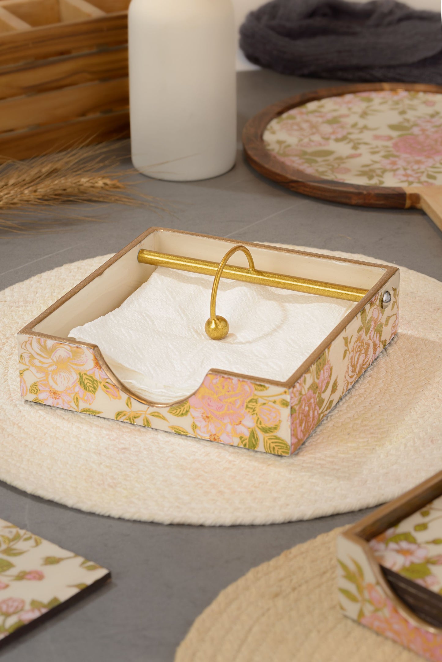 Fiori - Square tissue holder