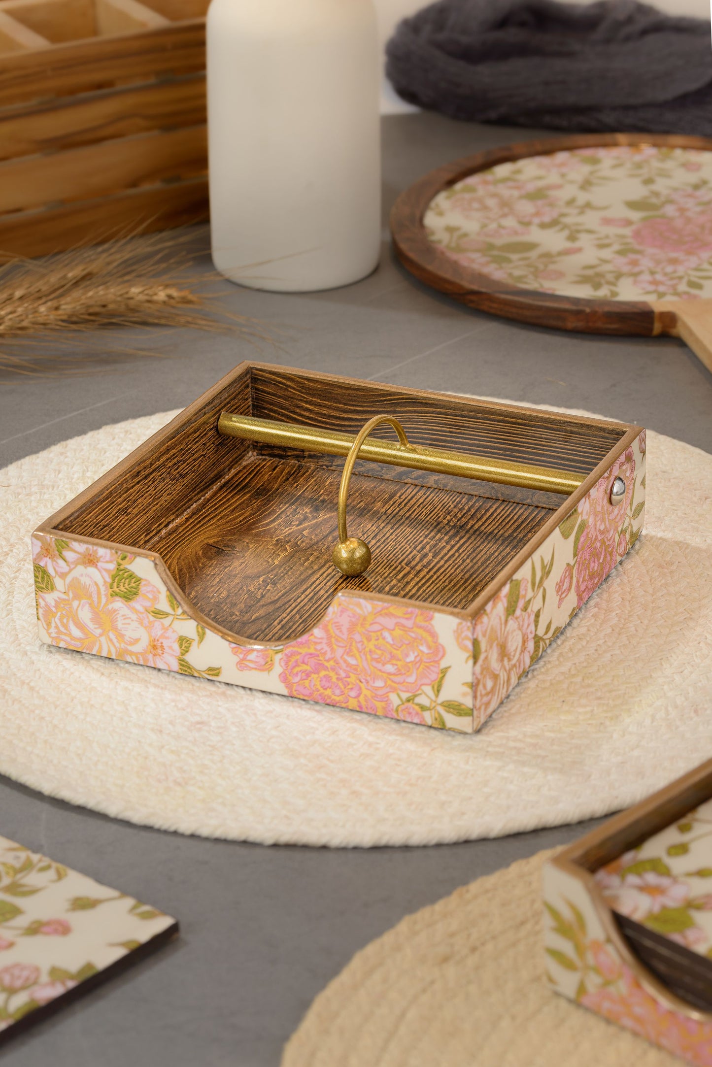 Fiori - Square tissue holder