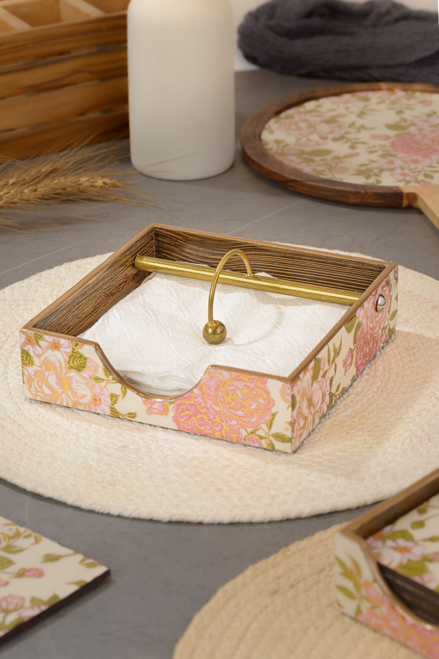 Fiori - Square tissue holder