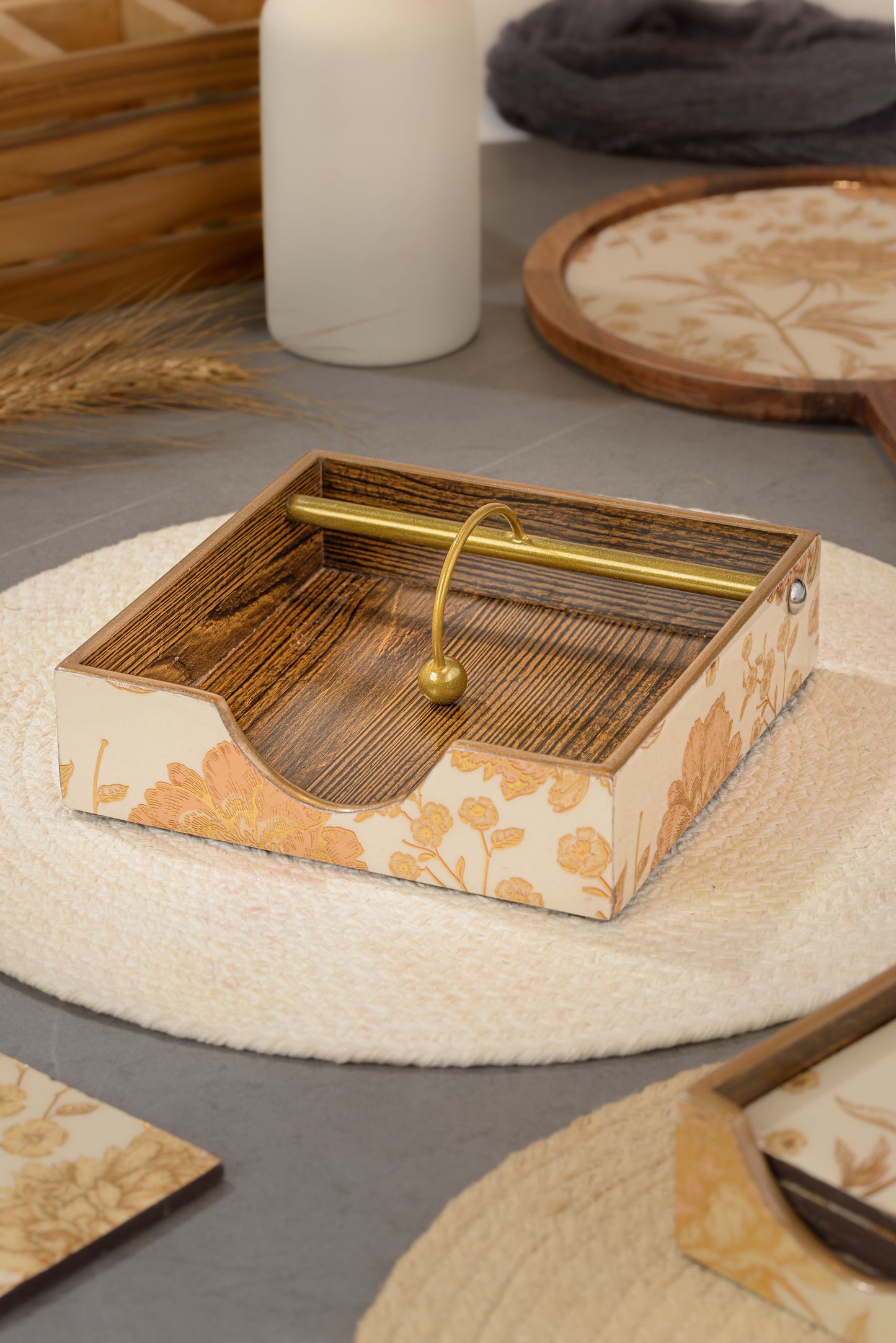 Rosa - Square tissue holder