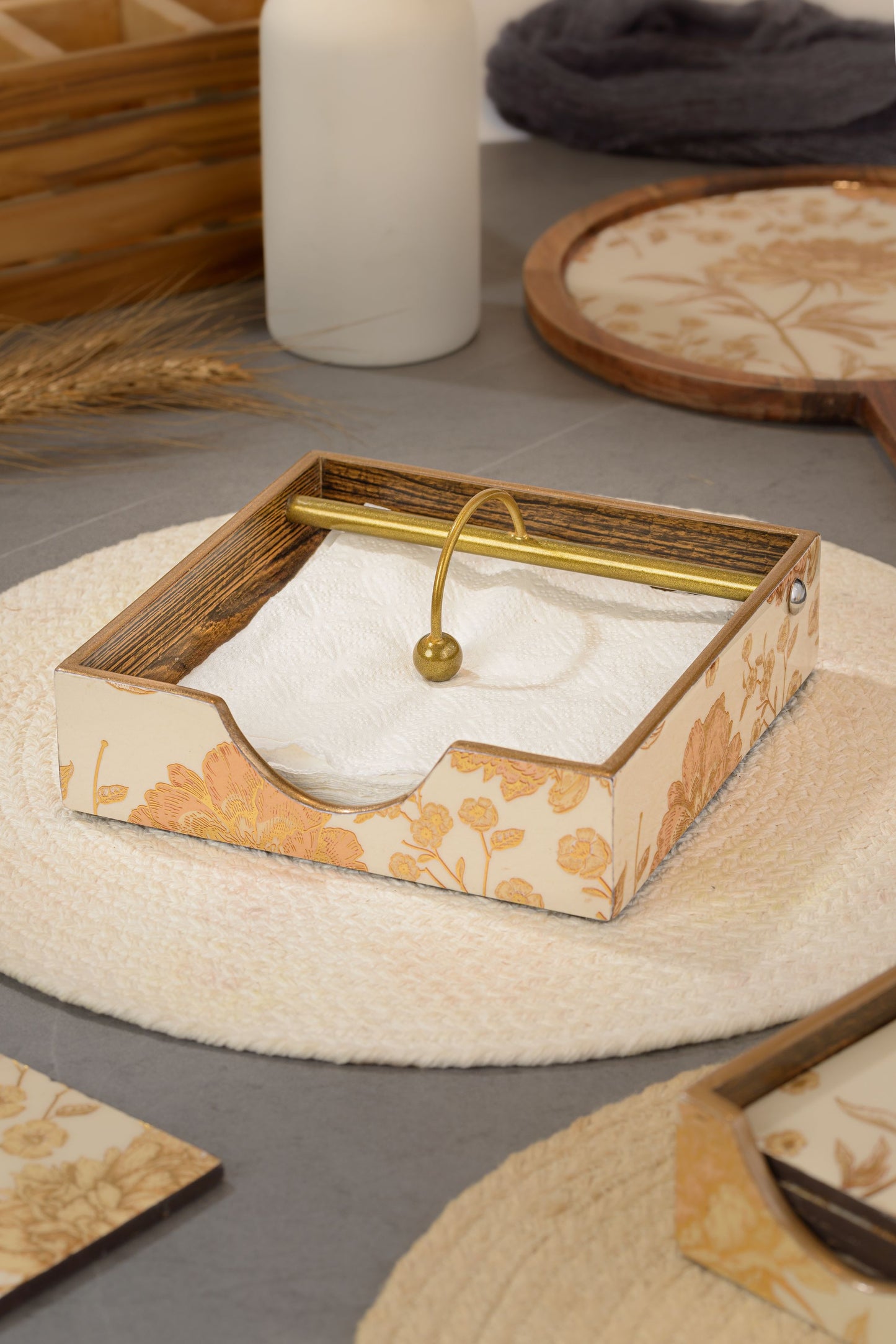 Rosa - Square tissue holder