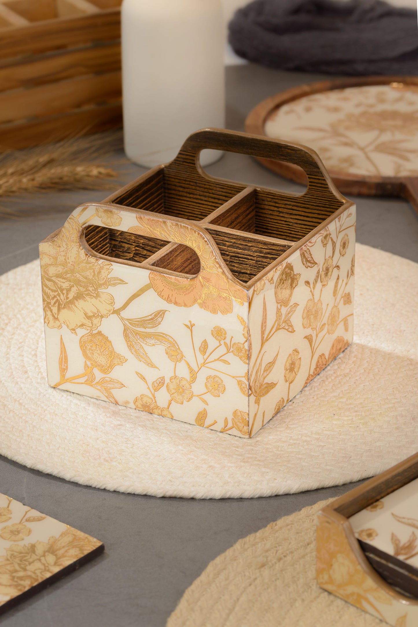 Rosa - 4 part cutlery holder