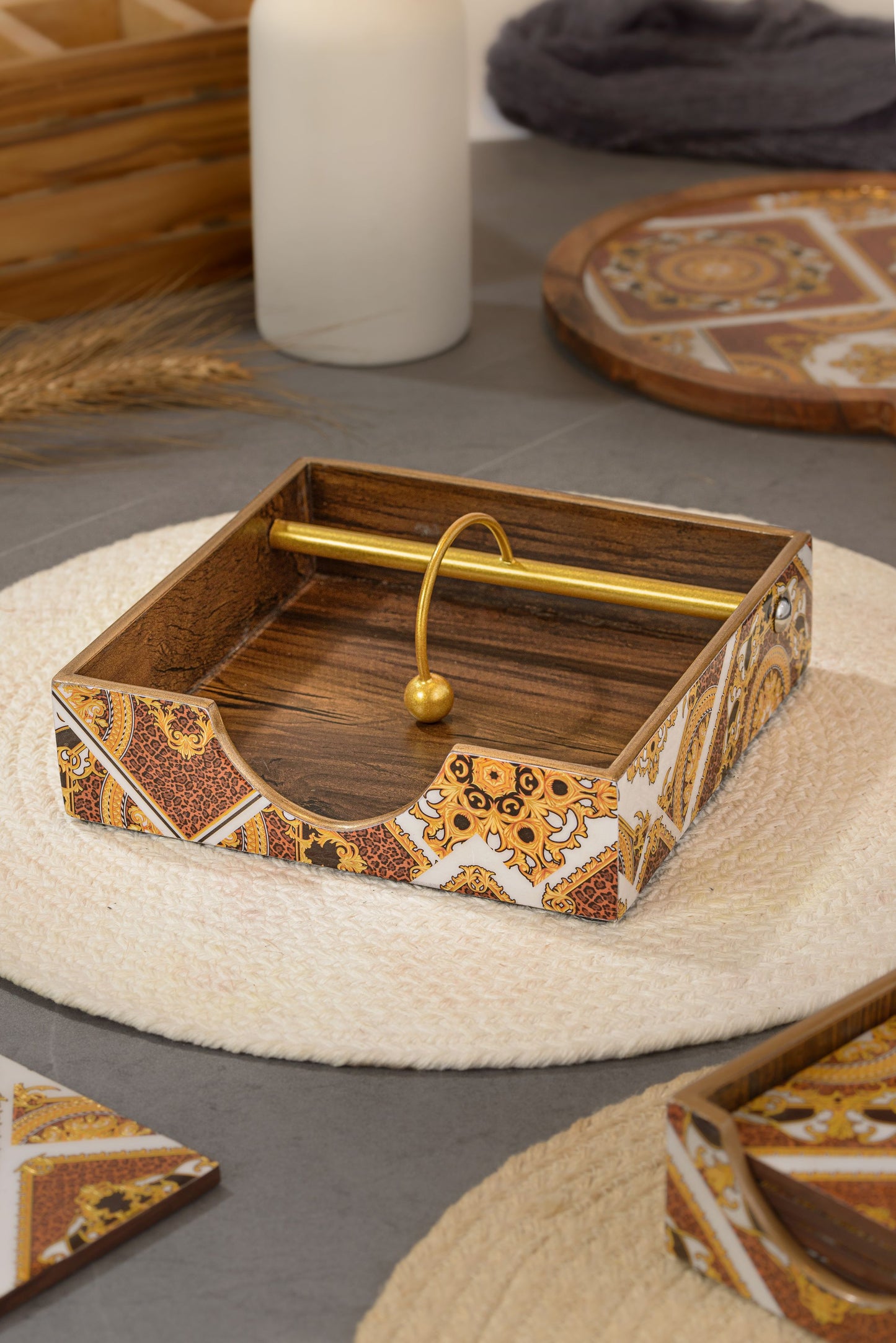 Indiano - Square tissue holder