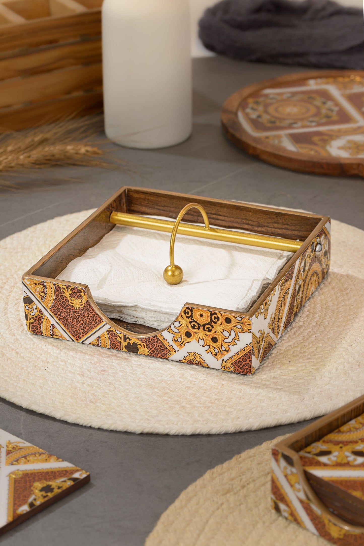 Indiano - Square tissue holder