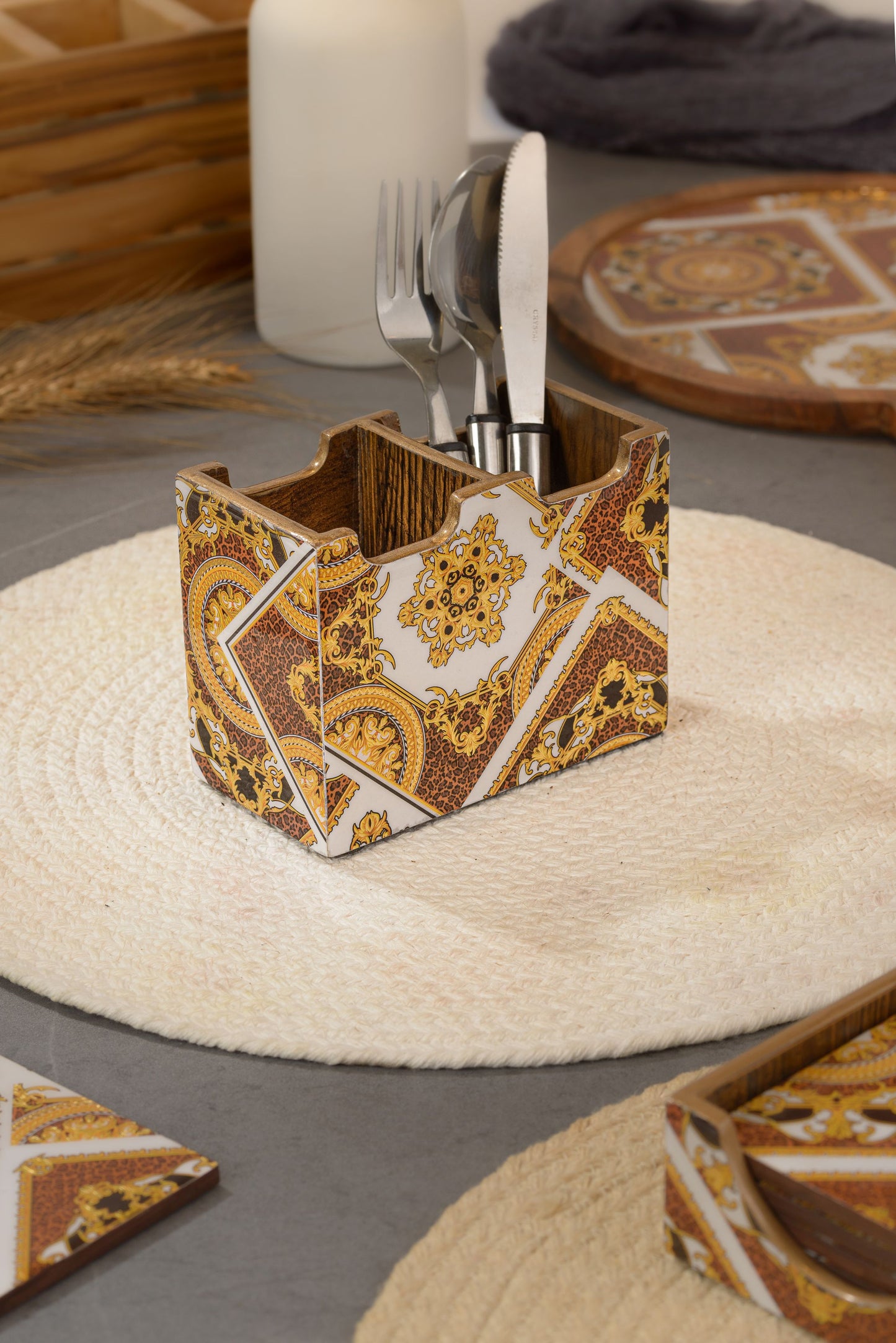 Indiano - 2 part cutlery holder