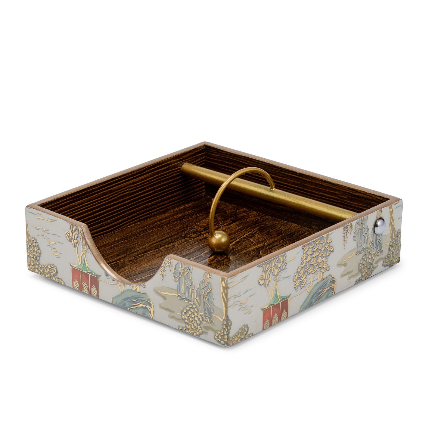 Villaggio chinoiserie - Square tissue holder