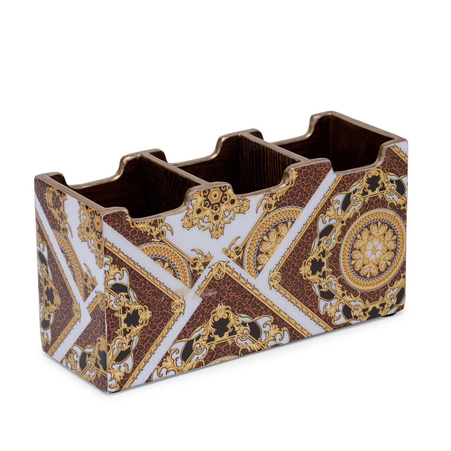 Classico indiano - Three part cutlery holder