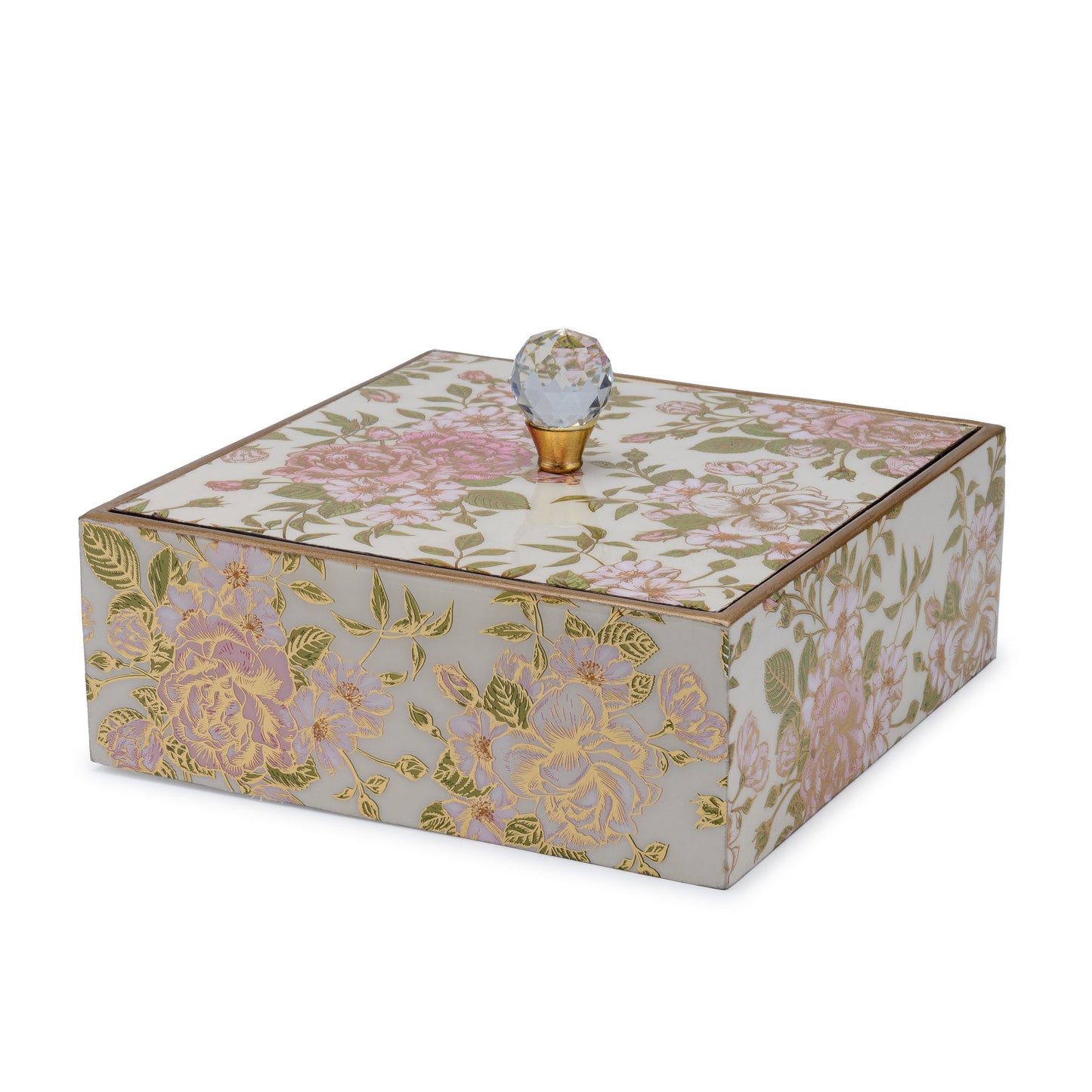 Fiori amore - 4 part designer wooden storage box