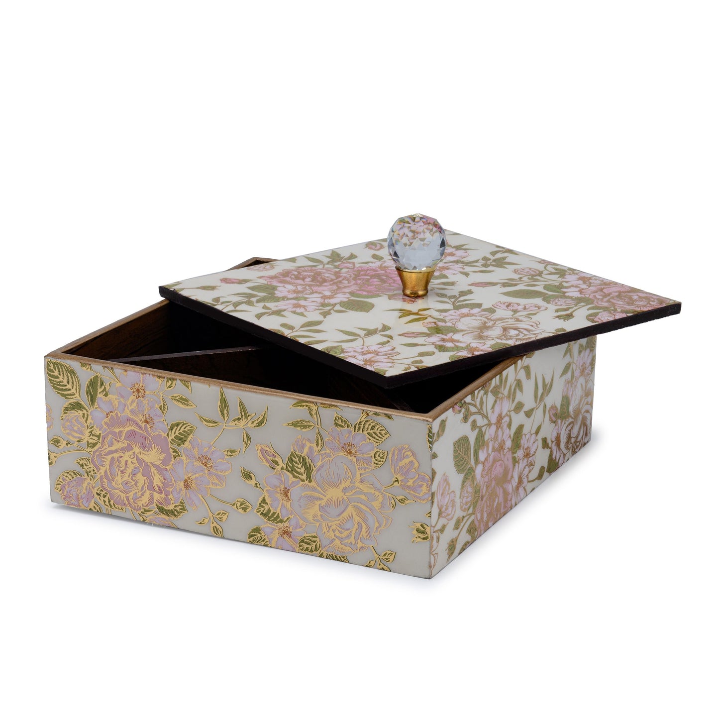 Fiori amore - 4 part designer wooden storage box