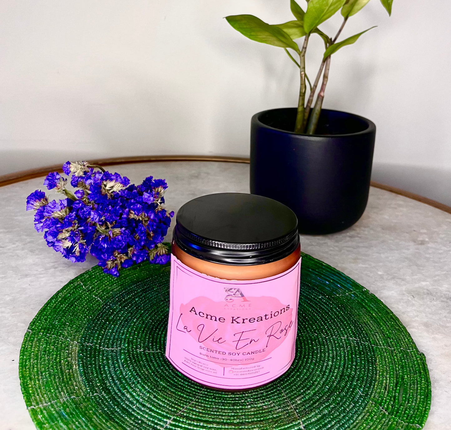 La vie en Rose - scented candle - 250g