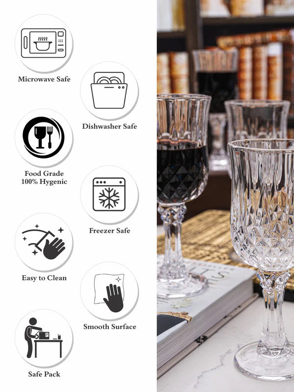 Classic wine glasses (Set of 6)